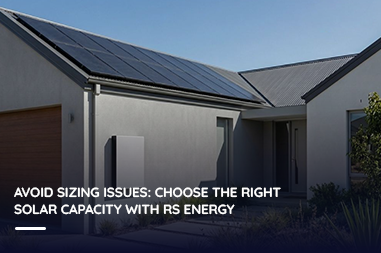 Avoid sizing issues: Choose the right solar capacity with RS Energy