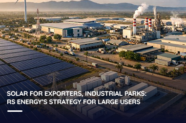 Solar for exporters, industrial parks: RS Energy’s strategy for large users