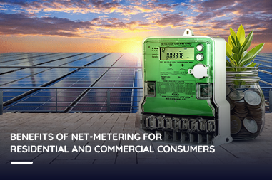Benefits of net metering for residential and commercial consumers