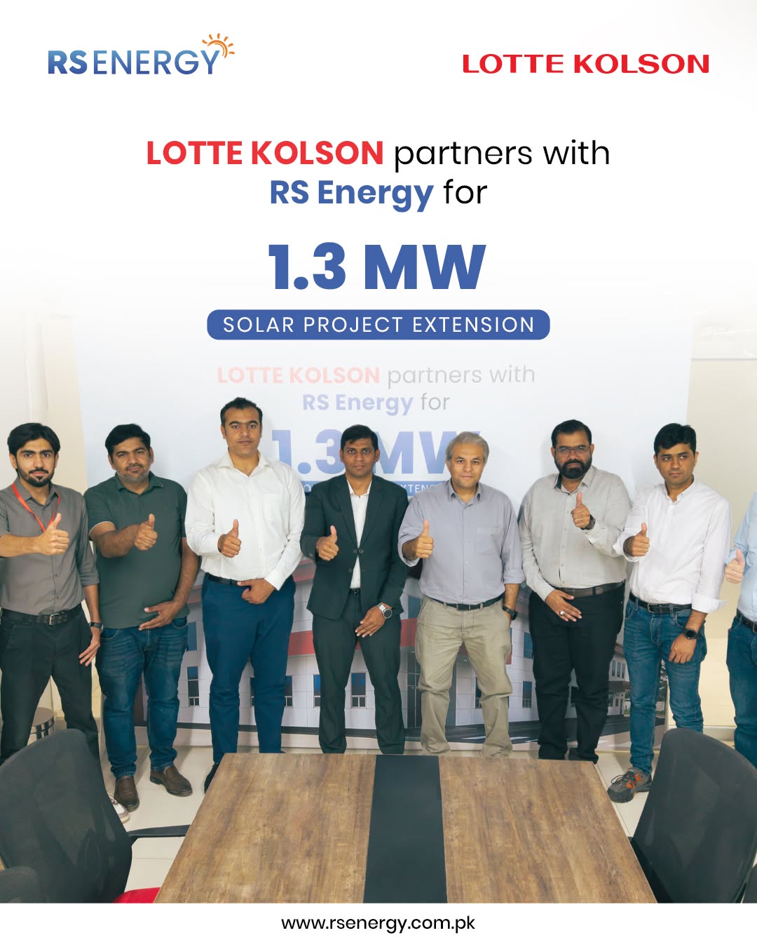 1.3 MW Solar Project Extension in partnership with LOTTE KOLSON